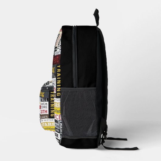 Sac à dos des citations sportives motivationnelles (Droite)
