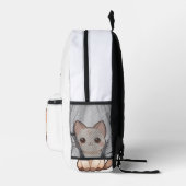 Sac à dos design chat mignon - élégant et fonction (Droite)