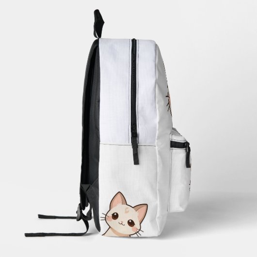 Sac à dos design chat mignon - élégant et fonction (Gauche)