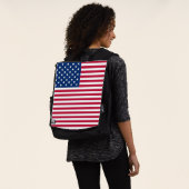 Sac À Dos Dessin de fierté du drapeau américain USA (Porté)