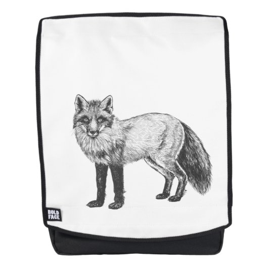 Sac À Dos Dessin Fox (Devant)