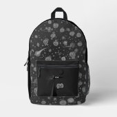 Sac à dos d'Halloween cosmique avec Citrouilles et (Recto)