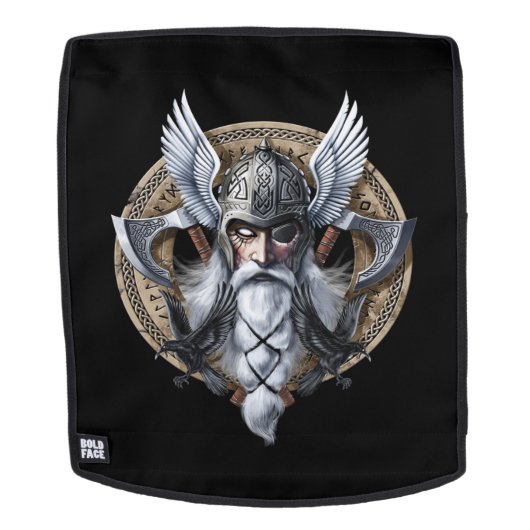 Sac À Dos Dieu guerrier Norse Odin (Devant amovible)