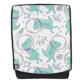 Sac À Dos Dinosaures de l'espace, Dinosaures mignons, Navire (Devant)