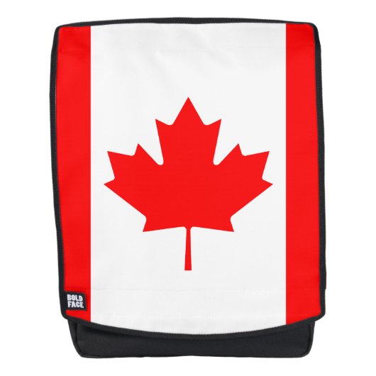 Sac À Dos Drapeau canadien (Devant)