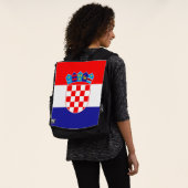 Sac À Dos Drapeau de Croatie (Porté)