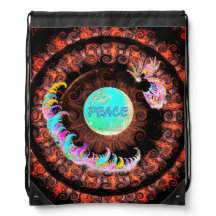 Sac à dos Drawstring PEACE