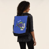 Sac À Dos Drôle caricature de poisson de pêcheur (Porté)