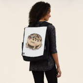 Sac À Dos Drôle dessin de grenouille à pluie dans le désert (Porté)