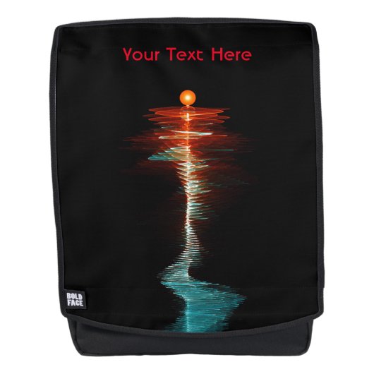 Sac À Dos Dualité de la vague de particules (Devant)