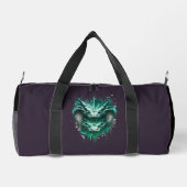 Sac à dos éclaboussure d'aquarelle serpent vert to (Verso)