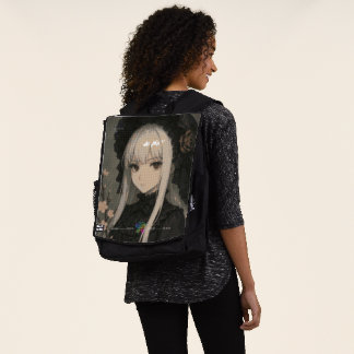 Sac À Dos Élégance de la Demoiselle Fleur de Minuit Premium