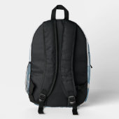 sac à dos élégant Blue Magnolia (Verso)