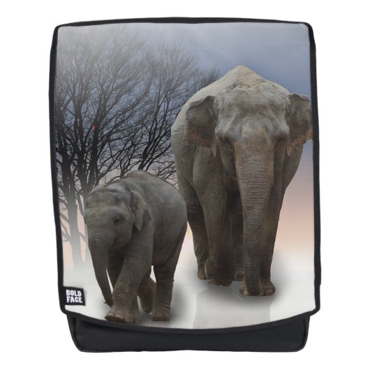 Sac À Dos Éléphants (Devant)