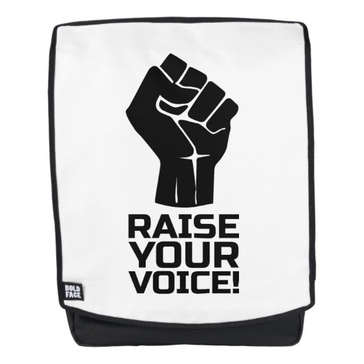 Sac À Dos Élevez Votre Voix 1 B (Devant)