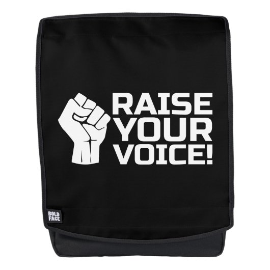 Sac À Dos Élevez Votre Voix 2 W (Devant)