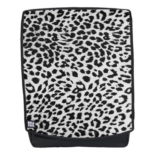 Sac À Dos Empreinte de léopard de neige (Devant)