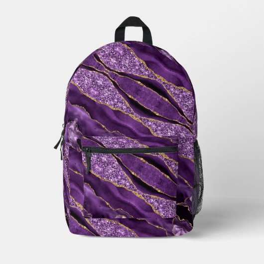 Sac à dos en marbre de Parties scintillant dorée v (Recto)