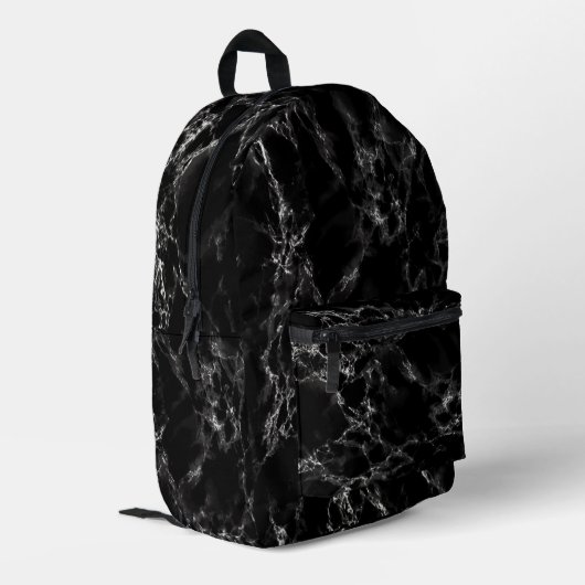 Sac à dos en marbre noir (Coin arrière gauche)