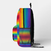 Sac à dos en Motif à rayures mignon Monogramme arc (Droite)