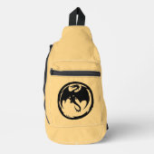 sac à dos en or Dragon noir (Recto)