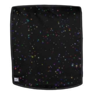 Sac À Dos Étoiles brillantes colorées dans le ciel nocturne