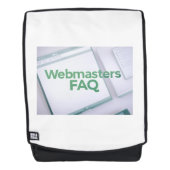 Sac À Dos FAQ Webmasters (Devant)