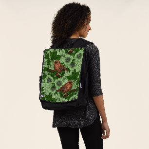 Sac À Dos Feu et hellebore, vert clair