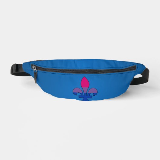 Sac à dos fleur-de-lis de fierté bisexuelle (Recto)