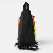 Sac à dos : Fleur jaune orange . (Verso)