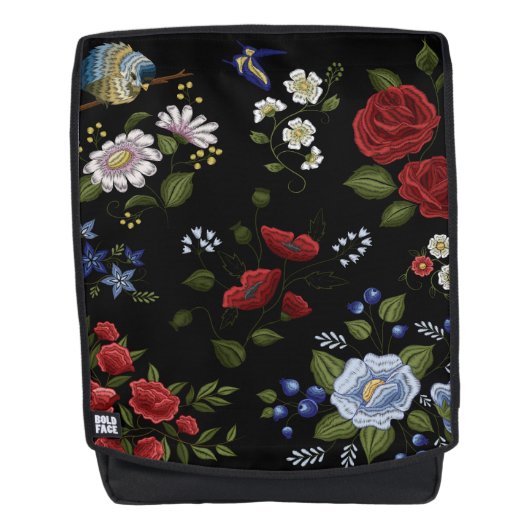 Sac À Dos Fleurs (Devant)
