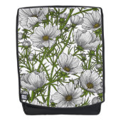 Sac À Dos Fleurs cosmos blanches (Devant)
