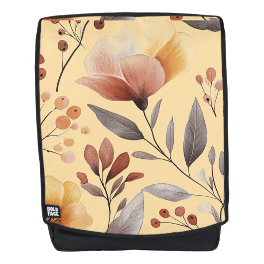 Sac À Dos Fleurs Floral Pattern Sublimation-95653 (Devant)