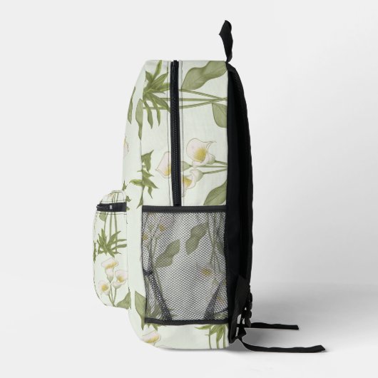 Sac à dos floral blanc (Droite)