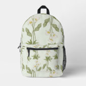 Sac à dos floral blanc (Recto)