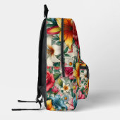Sac à dos floral en fleurs vives (Gauche)