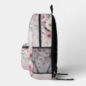 Sac à dos floral rose moderne coupé (Droite)