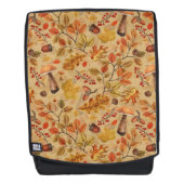 Sac À Dos Forêt automnale sur ocre (Devant)