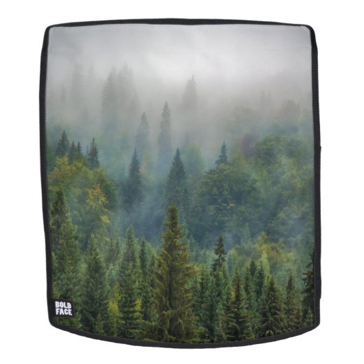 Sac À Dos Forêt de pins des bois brumeux (Devant amovible)