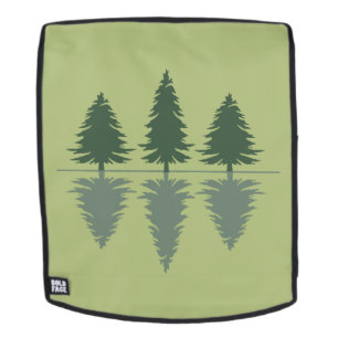 Sac À Dos Forêt minimale de réflexion des pins