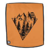 Sac À Dos Forêt minime de pins paysagers (Devant amovible)