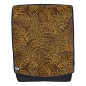 Sac À Dos Foule automnale sur brun (Devant)