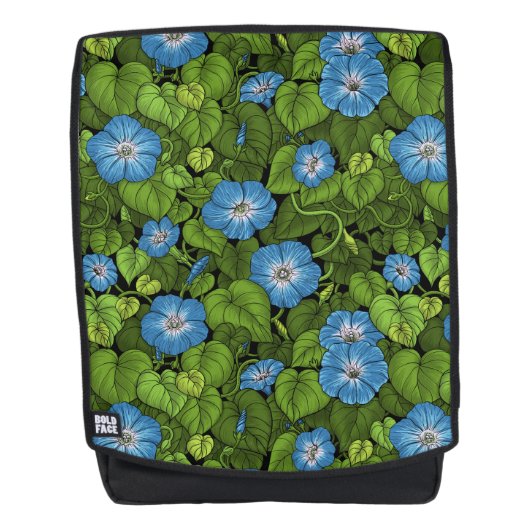 Sac À Dos Gloire du matin en bleu et vert (Devant)