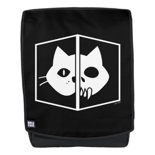 Sac À Dos Graphique de chat de Schrödinger (Devant)