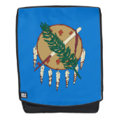 Sac À Dos Graphique Drapeau de l'état de l'Oklahoma dynamiqu (Devant)