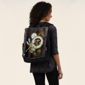 Sac À Dos Horloge à vapeur avec libellule mécanique (Porté)