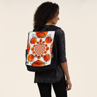 Sac À Dos I Love Basketball : The Game of Champions Art Prin