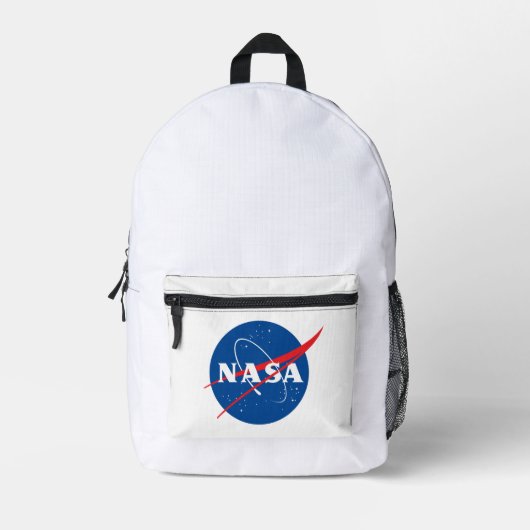 Sac à dos Iconic NASA (blanc fusées) (Recto)