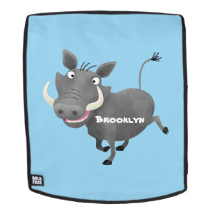 Sac À Dos Illustration amusante d'un cochon de phacochère af