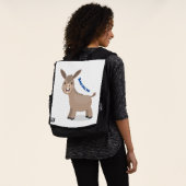 Sac À Dos Illustration d'âne miniature joyeux (Porté)